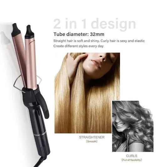 3 in 1  Hair Curling Iron with 3D Split Heating
