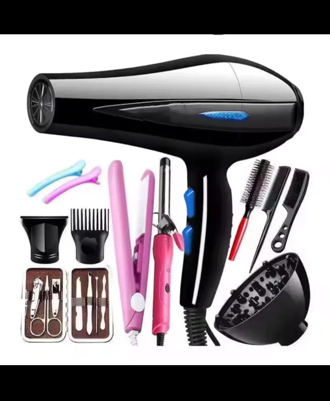 Hair Dryer Straightening Curling Drying
