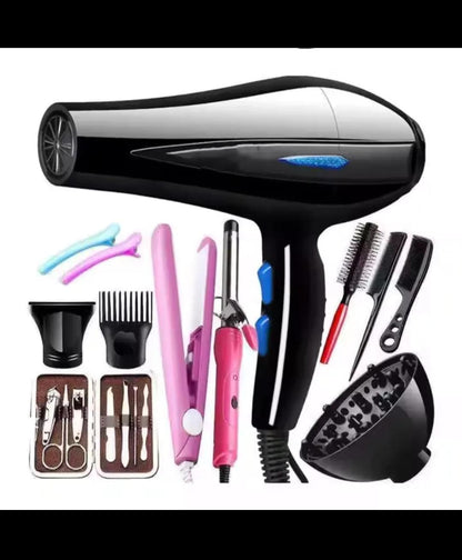 Hair Dryer Straightening Curling Drying